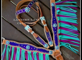 tack set purple fringed 1